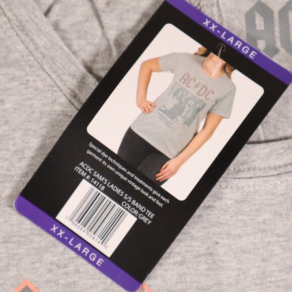 Reseller Classic Rock AC/DC T Shirt Lot of 10 Ladies Size XXL XL NEW - Picture 3 of 5